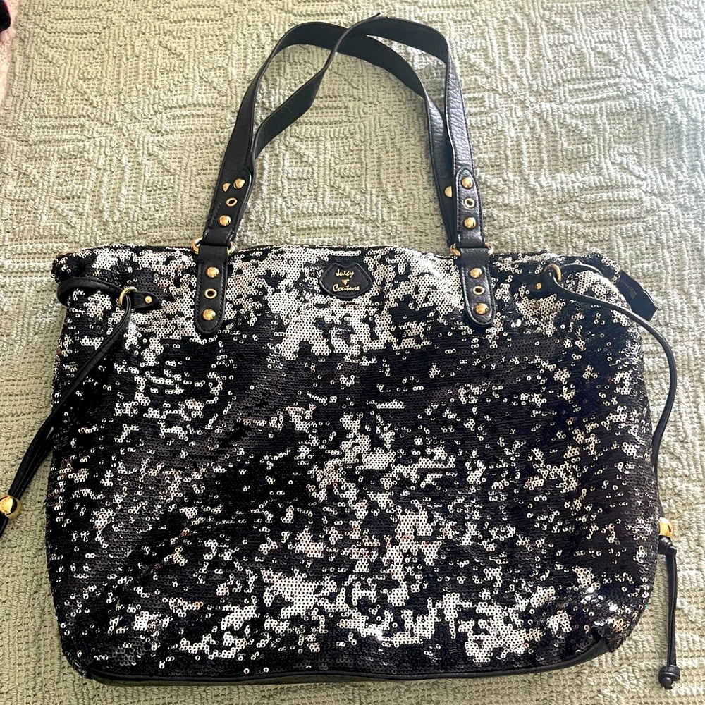 Juicy Couture Sequin Black Bag